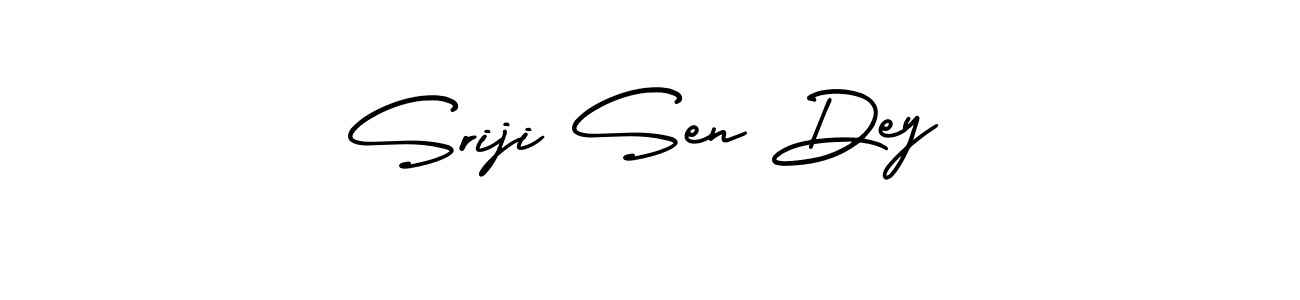 Sriji Sen Dey stylish signature style. Best Handwritten Sign (AmerikaSignatureDemo-Regular) for my name. Handwritten Signature Collection Ideas for my name Sriji Sen Dey. Sriji Sen Dey signature style 3 images and pictures png