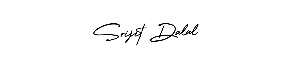 Design your own signature with our free online signature maker. With this signature software, you can create a handwritten (AmerikaSignatureDemo-Regular) signature for name Srijit Dalal. Srijit Dalal signature style 3 images and pictures png