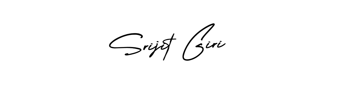Make a beautiful signature design for name Srijit Giri. With this signature (AmerikaSignatureDemo-Regular) style, you can create a handwritten signature for free. Srijit Giri signature style 3 images and pictures png