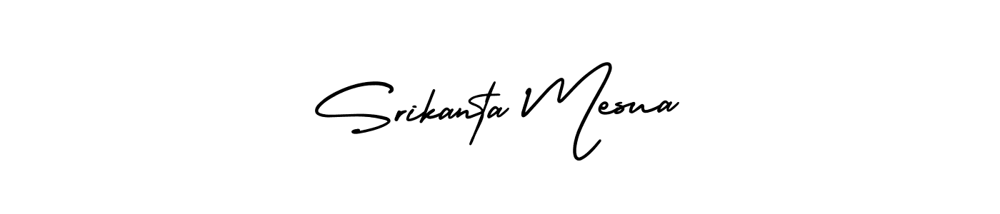 It looks lik you need a new signature style for name Srikanta Mesua. Design unique handwritten (AmerikaSignatureDemo-Regular) signature with our free signature maker in just a few clicks. Srikanta Mesua signature style 3 images and pictures png