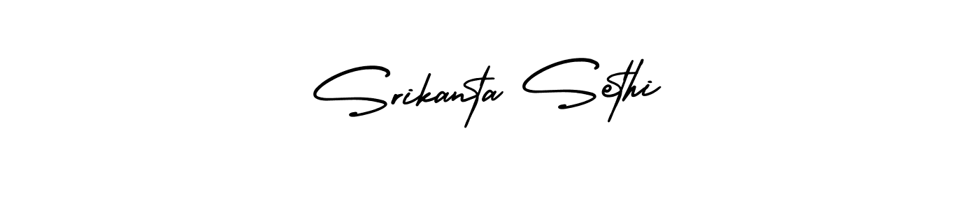 Create a beautiful signature design for name Srikanta Sethi. With this signature (AmerikaSignatureDemo-Regular) fonts, you can make a handwritten signature for free. Srikanta Sethi signature style 3 images and pictures png