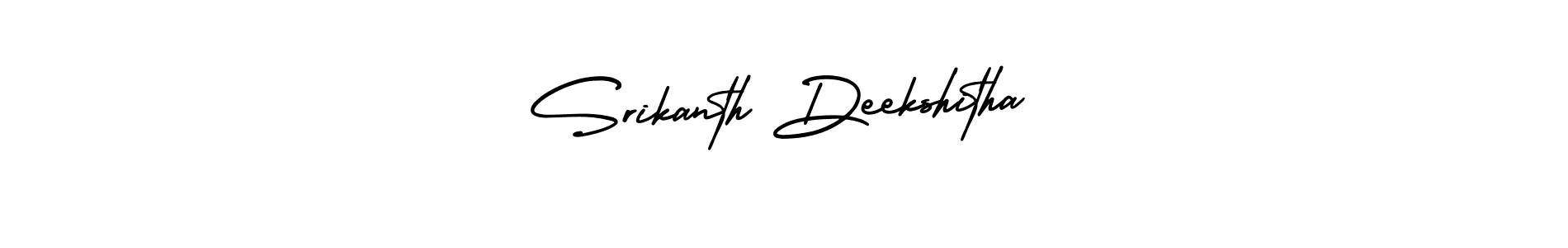 Also You can easily find your signature by using the search form. We will create Srikanth Deekshitha name handwritten signature images for you free of cost using AmerikaSignatureDemo-Regular sign style. Srikanth Deekshitha signature style 3 images and pictures png