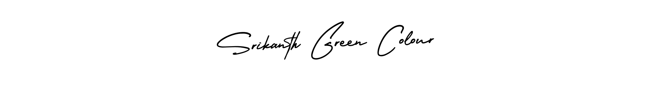 Also we have Srikanth Green Colour name is the best signature style. Create professional handwritten signature collection using AmerikaSignatureDemo-Regular autograph style. Srikanth Green Colour signature style 3 images and pictures png