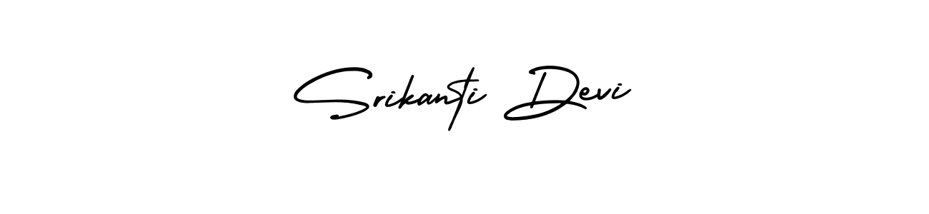 How to Draw Srikanti Devi signature style? AmerikaSignatureDemo-Regular is a latest design signature styles for name Srikanti Devi. Srikanti Devi signature style 3 images and pictures png