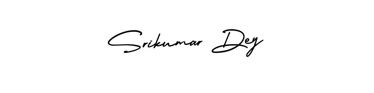 The best way (AmerikaSignatureDemo-Regular) to make a short signature is to pick only two or three words in your name. The name Srikumar Dey include a total of six letters. For converting this name. Srikumar Dey signature style 3 images and pictures png