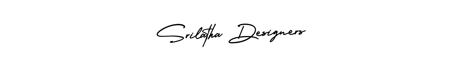 Make a beautiful signature design for name Srilatha Designers. Use this online signature maker to create a handwritten signature for free. Srilatha Designers signature style 3 images and pictures png