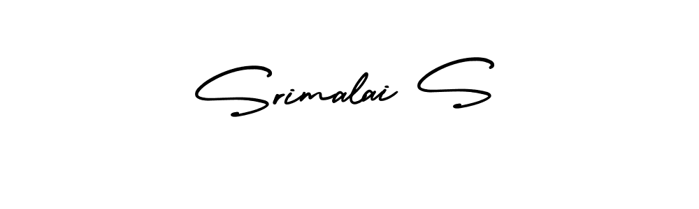 Make a beautiful signature design for name Srimalai S. Use this online signature maker to create a handwritten signature for free. Srimalai S signature style 3 images and pictures png