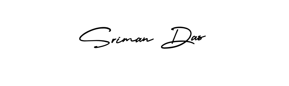 Design your own signature with our free online signature maker. With this signature software, you can create a handwritten (AmerikaSignatureDemo-Regular) signature for name Sriman Das. Sriman Das signature style 3 images and pictures png