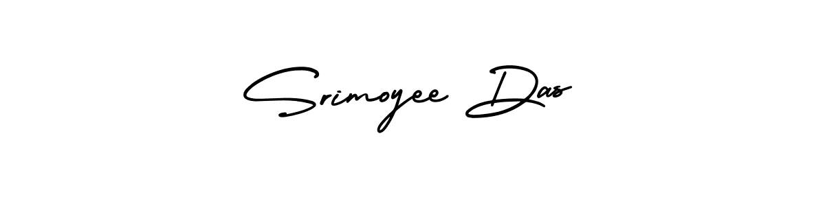 Use a signature maker to create a handwritten signature online. With this signature software, you can design (AmerikaSignatureDemo-Regular) your own signature for name Srimoyee Das. Srimoyee Das signature style 3 images and pictures png