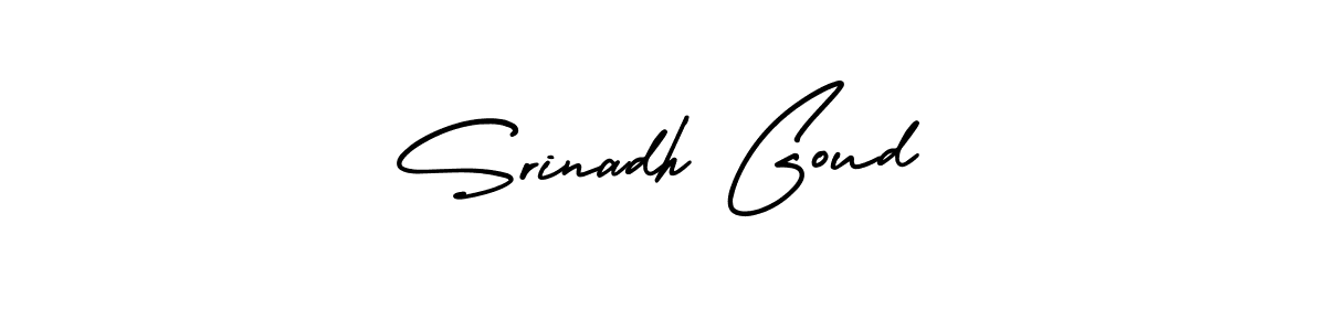 Make a short Srinadh Goud signature style. Manage your documents anywhere anytime using AmerikaSignatureDemo-Regular. Create and add eSignatures, submit forms, share and send files easily. Srinadh Goud signature style 3 images and pictures png