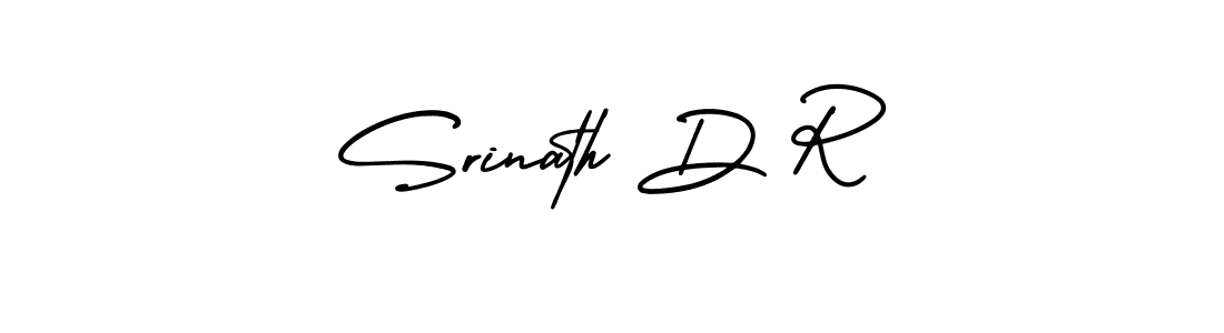 How to make Srinath D R signature? AmerikaSignatureDemo-Regular is a professional autograph style. Create handwritten signature for Srinath D R name. Srinath D R signature style 3 images and pictures png