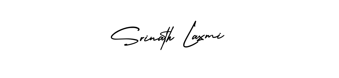 Use a signature maker to create a handwritten signature online. With this signature software, you can design (AmerikaSignatureDemo-Regular) your own signature for name Srinath Laxmi. Srinath Laxmi signature style 3 images and pictures png