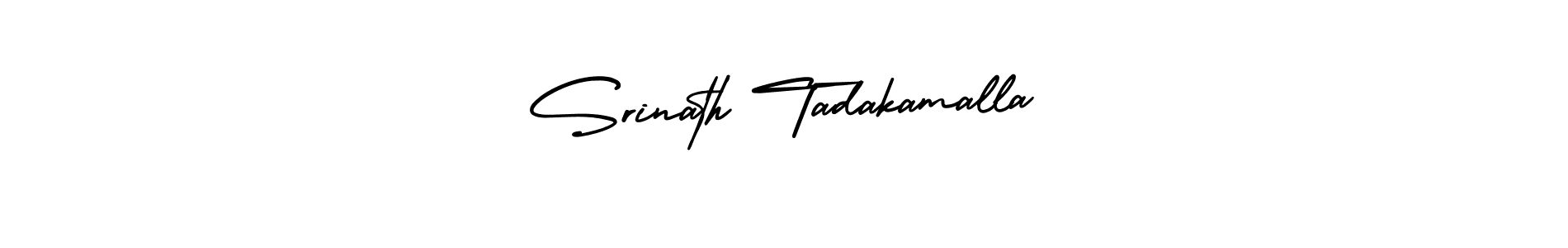 Also we have Srinath Tadakamalla name is the best signature style. Create professional handwritten signature collection using AmerikaSignatureDemo-Regular autograph style. Srinath Tadakamalla signature style 3 images and pictures png