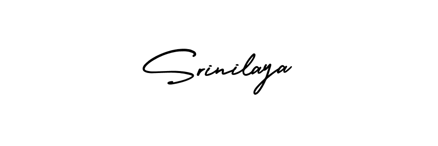 AmerikaSignatureDemo-Regular is a professional signature style that is perfect for those who want to add a touch of class to their signature. It is also a great choice for those who want to make their signature more unique. Get Srinilaya name to fancy signature for free. Srinilaya signature style 3 images and pictures png