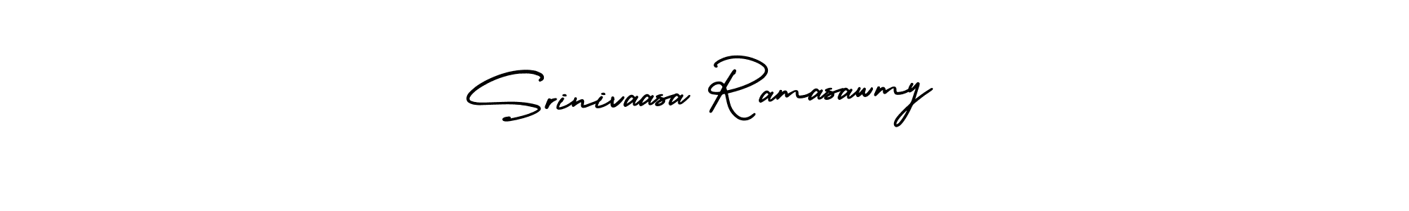 How to make Srinivaasa Ramasawmy signature? AmerikaSignatureDemo-Regular is a professional autograph style. Create handwritten signature for Srinivaasa Ramasawmy name. Srinivaasa Ramasawmy signature style 3 images and pictures png