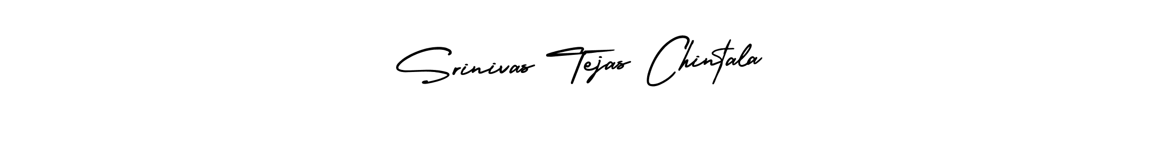 Make a beautiful signature design for name Srinivas Tejas Chintala. With this signature (AmerikaSignatureDemo-Regular) style, you can create a handwritten signature for free. Srinivas Tejas Chintala signature style 3 images and pictures png