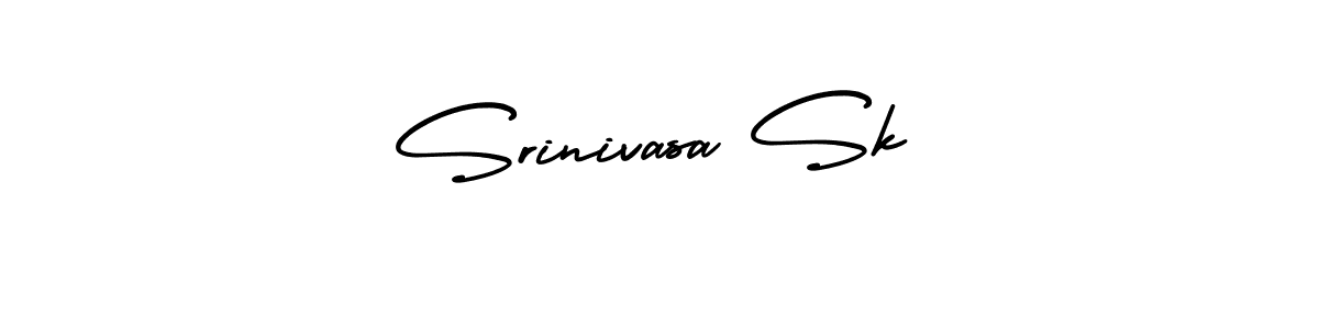 Design your own signature with our free online signature maker. With this signature software, you can create a handwritten (AmerikaSignatureDemo-Regular) signature for name Srinivasa Sk. Srinivasa Sk signature style 3 images and pictures png