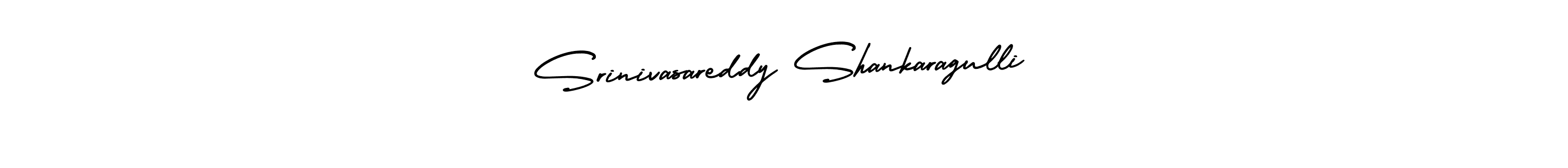 The best way (AmerikaSignatureDemo-Regular) to make a short signature is to pick only two or three words in your name. The name Srinivasareddy Shankaragulli include a total of six letters. For converting this name. Srinivasareddy Shankaragulli signature style 3 images and pictures png