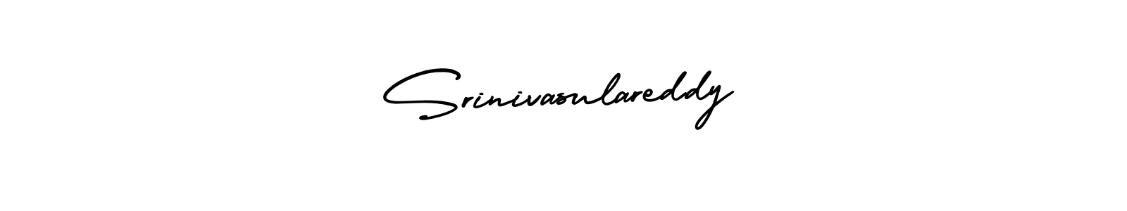 Use a signature maker to create a handwritten signature online. With this signature software, you can design (AmerikaSignatureDemo-Regular) your own signature for name Srinivasulareddy. Srinivasulareddy signature style 3 images and pictures png