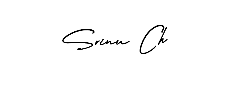 How to make Srinu Ch signature? AmerikaSignatureDemo-Regular is a professional autograph style. Create handwritten signature for Srinu Ch name. Srinu Ch signature style 3 images and pictures png