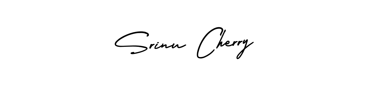 Also You can easily find your signature by using the search form. We will create Srinu Cherry name handwritten signature images for you free of cost using AmerikaSignatureDemo-Regular sign style. Srinu Cherry signature style 3 images and pictures png