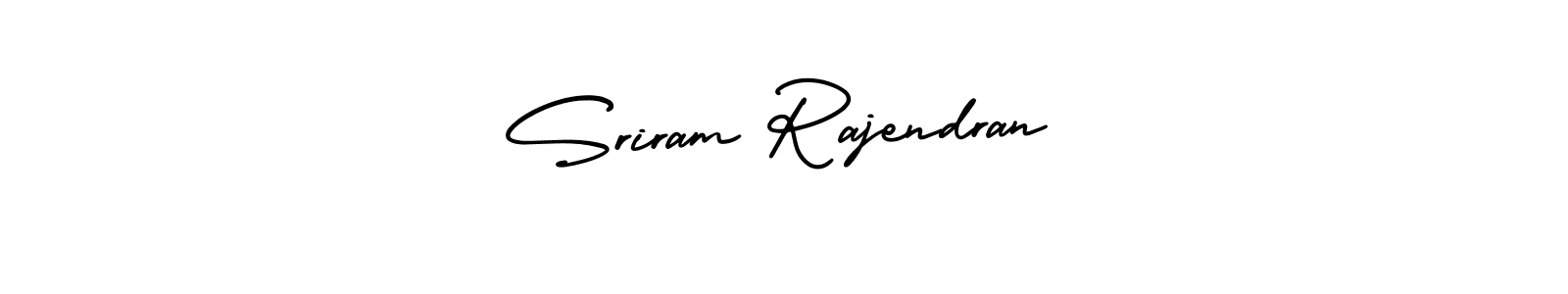 Use a signature maker to create a handwritten signature online. With this signature software, you can design (AmerikaSignatureDemo-Regular) your own signature for name Sriram Rajendran. Sriram Rajendran signature style 3 images and pictures png