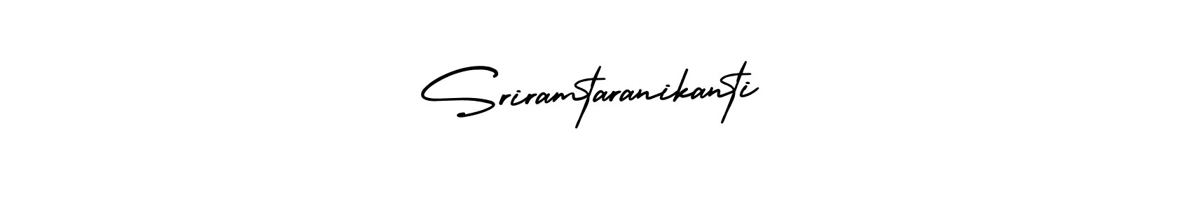 Sriramtaranikanti stylish signature style. Best Handwritten Sign (AmerikaSignatureDemo-Regular) for my name. Handwritten Signature Collection Ideas for my name Sriramtaranikanti. Sriramtaranikanti signature style 3 images and pictures png