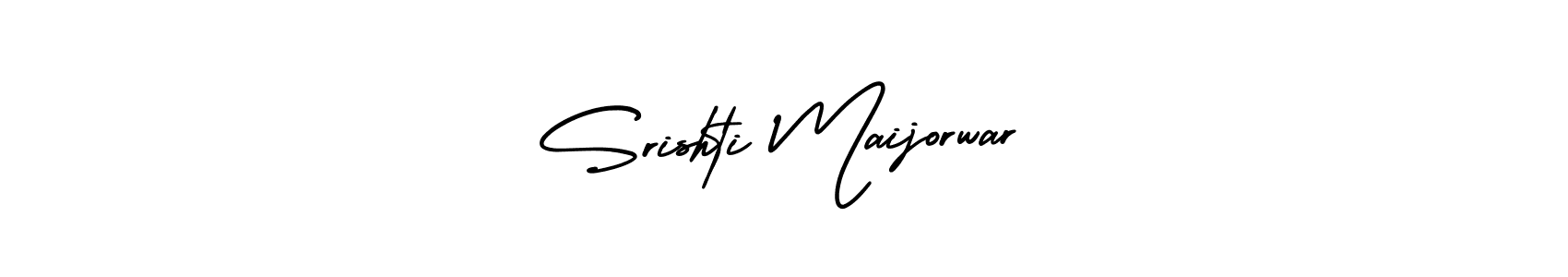 Similarly AmerikaSignatureDemo-Regular is the best handwritten signature design. Signature creator online .You can use it as an online autograph creator for name Srishti Maijorwar. Srishti Maijorwar signature style 3 images and pictures png