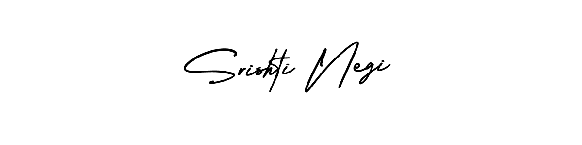 Design your own signature with our free online signature maker. With this signature software, you can create a handwritten (AmerikaSignatureDemo-Regular) signature for name Srishti Negi. Srishti Negi signature style 3 images and pictures png