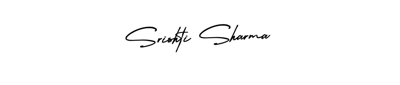 Make a short Srishti Sharma signature style. Manage your documents anywhere anytime using AmerikaSignatureDemo-Regular. Create and add eSignatures, submit forms, share and send files easily. Srishti Sharma signature style 3 images and pictures png