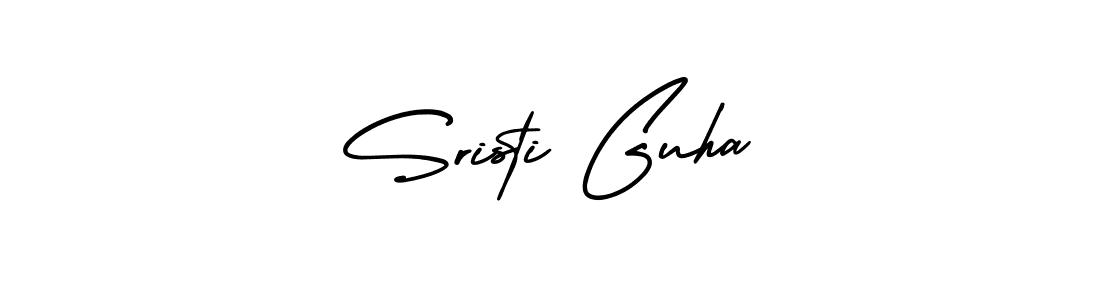 Also we have Sristi Guha name is the best signature style. Create professional handwritten signature collection using AmerikaSignatureDemo-Regular autograph style. Sristi Guha signature style 3 images and pictures png