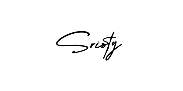 This is the best signature style for the Sristy name. Also you like these signature font (AmerikaSignatureDemo-Regular). Mix name signature. Sristy signature style 3 images and pictures png