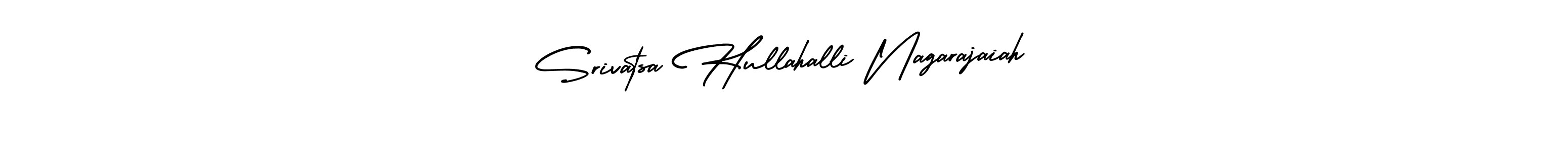 It looks lik you need a new signature style for name Srivatsa Hullahalli Nagarajaiah. Design unique handwritten (AmerikaSignatureDemo-Regular) signature with our free signature maker in just a few clicks. Srivatsa Hullahalli Nagarajaiah signature style 3 images and pictures png