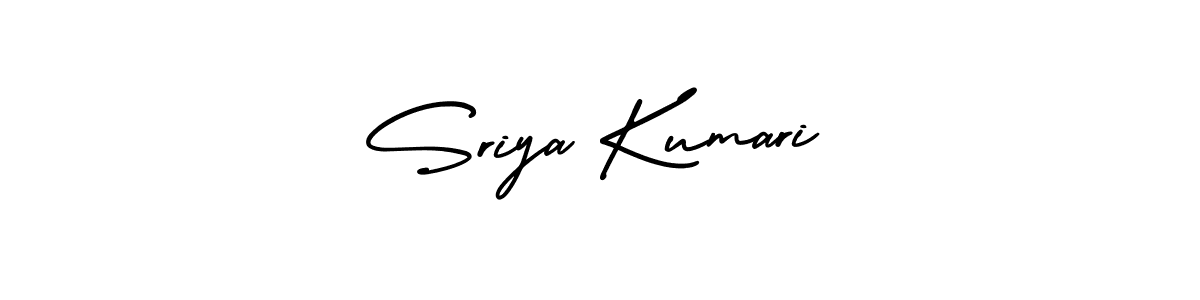 The best way (AmerikaSignatureDemo-Regular) to make a short signature is to pick only two or three words in your name. The name Sriya Kumari include a total of six letters. For converting this name. Sriya Kumari signature style 3 images and pictures png