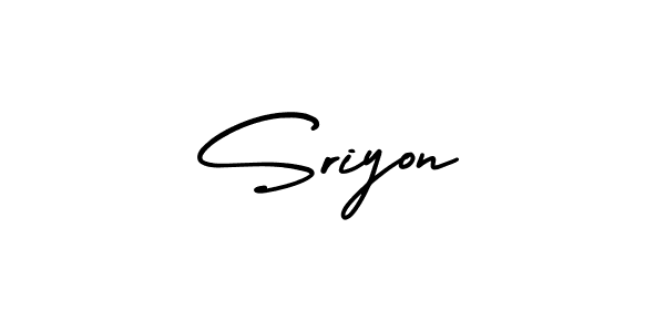 How to make Sriyon signature? AmerikaSignatureDemo-Regular is a professional autograph style. Create handwritten signature for Sriyon name. Sriyon signature style 3 images and pictures png