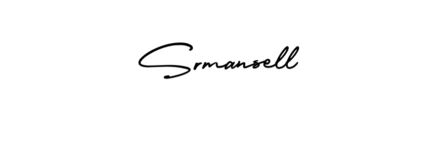 Design your own signature with our free online signature maker. With this signature software, you can create a handwritten (AmerikaSignatureDemo-Regular) signature for name Srmansell. Srmansell signature style 3 images and pictures png