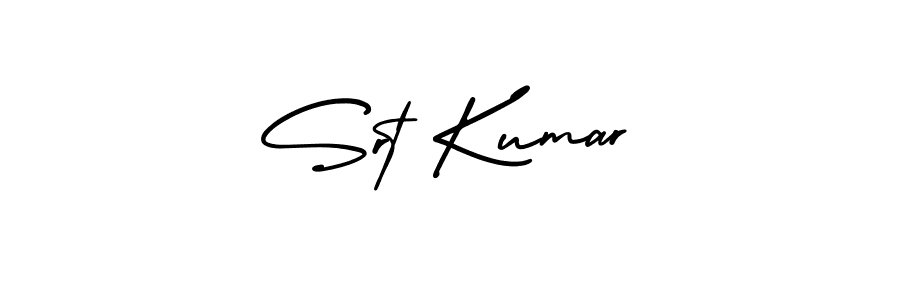 Srt Kumar stylish signature style. Best Handwritten Sign (AmerikaSignatureDemo-Regular) for my name. Handwritten Signature Collection Ideas for my name Srt Kumar. Srt Kumar signature style 3 images and pictures png