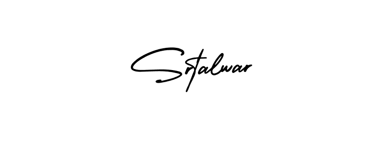 Make a beautiful signature design for name Srtalwar. With this signature (AmerikaSignatureDemo-Regular) style, you can create a handwritten signature for free. Srtalwar signature style 3 images and pictures png