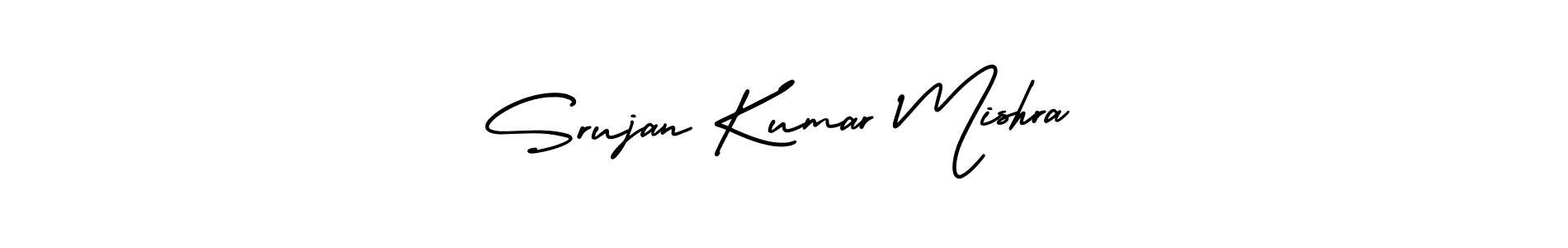 Srujan Kumar Mishra stylish signature style. Best Handwritten Sign (AmerikaSignatureDemo-Regular) for my name. Handwritten Signature Collection Ideas for my name Srujan Kumar Mishra. Srujan Kumar Mishra signature style 3 images and pictures png