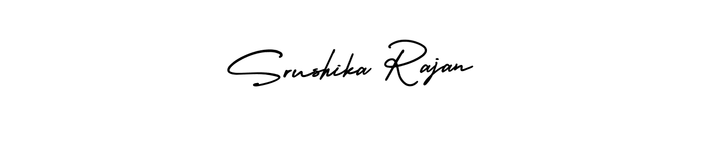 See photos of Srushika Rajan official signature by Spectra . Check more albums & portfolios. Read reviews & check more about AmerikaSignatureDemo-Regular font. Srushika Rajan signature style 3 images and pictures png