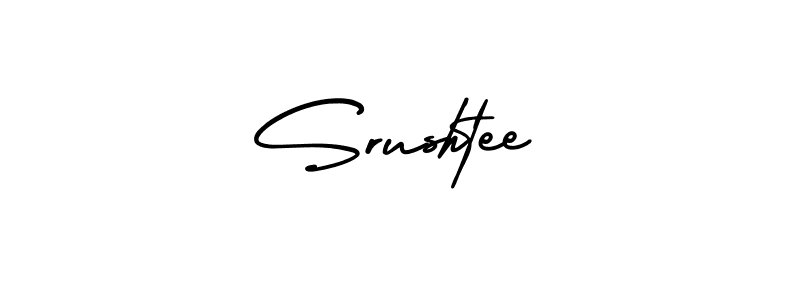 It looks lik you need a new signature style for name Srushtee. Design unique handwritten (AmerikaSignatureDemo-Regular) signature with our free signature maker in just a few clicks. Srushtee signature style 3 images and pictures png