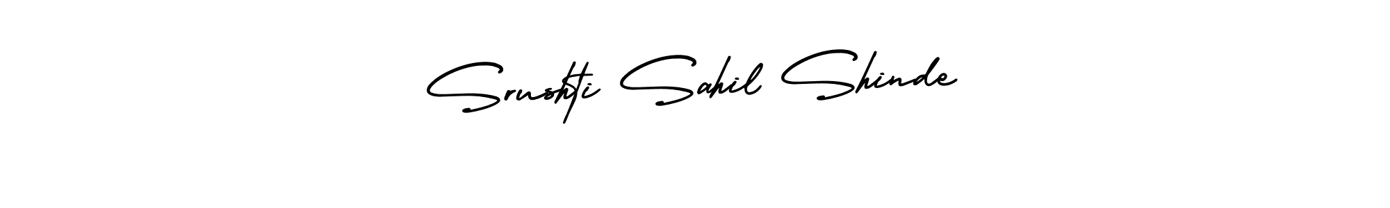 Best and Professional Signature Style for Srushti Sahil Shinde. AmerikaSignatureDemo-Regular Best Signature Style Collection. Srushti Sahil Shinde signature style 3 images and pictures png