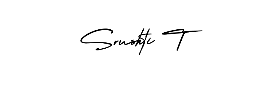 See photos of Srushti T official signature by Spectra . Check more albums & portfolios. Read reviews & check more about AmerikaSignatureDemo-Regular font. Srushti T signature style 3 images and pictures png