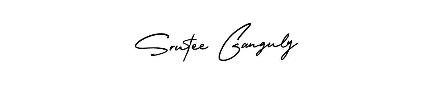 Design your own signature with our free online signature maker. With this signature software, you can create a handwritten (AmerikaSignatureDemo-Regular) signature for name Srutee Ganguly. Srutee Ganguly signature style 3 images and pictures png