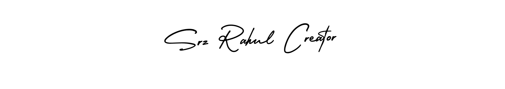 How to Draw Srz Rahul Creator signature style? AmerikaSignatureDemo-Regular is a latest design signature styles for name Srz Rahul Creator. Srz Rahul Creator signature style 3 images and pictures png