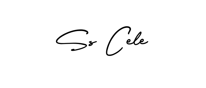 How to make Ss Cele signature? AmerikaSignatureDemo-Regular is a professional autograph style. Create handwritten signature for Ss Cele name. Ss Cele signature style 3 images and pictures png