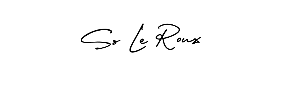 if you are searching for the best signature style for your name Ss Le Roux. so please give up your signature search. here we have designed multiple signature styles  using AmerikaSignatureDemo-Regular. Ss Le Roux signature style 3 images and pictures png