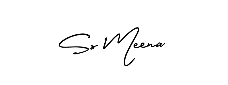 Best and Professional Signature Style for Ss Meena. AmerikaSignatureDemo-Regular Best Signature Style Collection. Ss Meena signature style 3 images and pictures png
