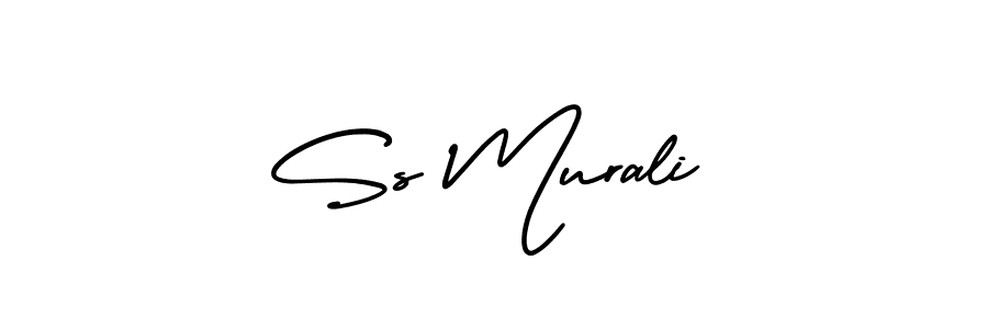 Make a short Ss Murali signature style. Manage your documents anywhere anytime using AmerikaSignatureDemo-Regular. Create and add eSignatures, submit forms, share and send files easily. Ss Murali signature style 3 images and pictures png