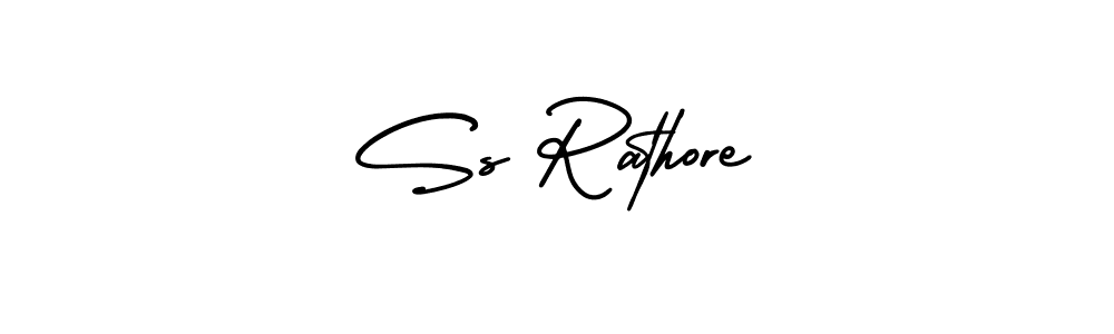 You should practise on your own different ways (AmerikaSignatureDemo-Regular) to write your name (Ss Rathore) in signature. don't let someone else do it for you. Ss Rathore signature style 3 images and pictures png
